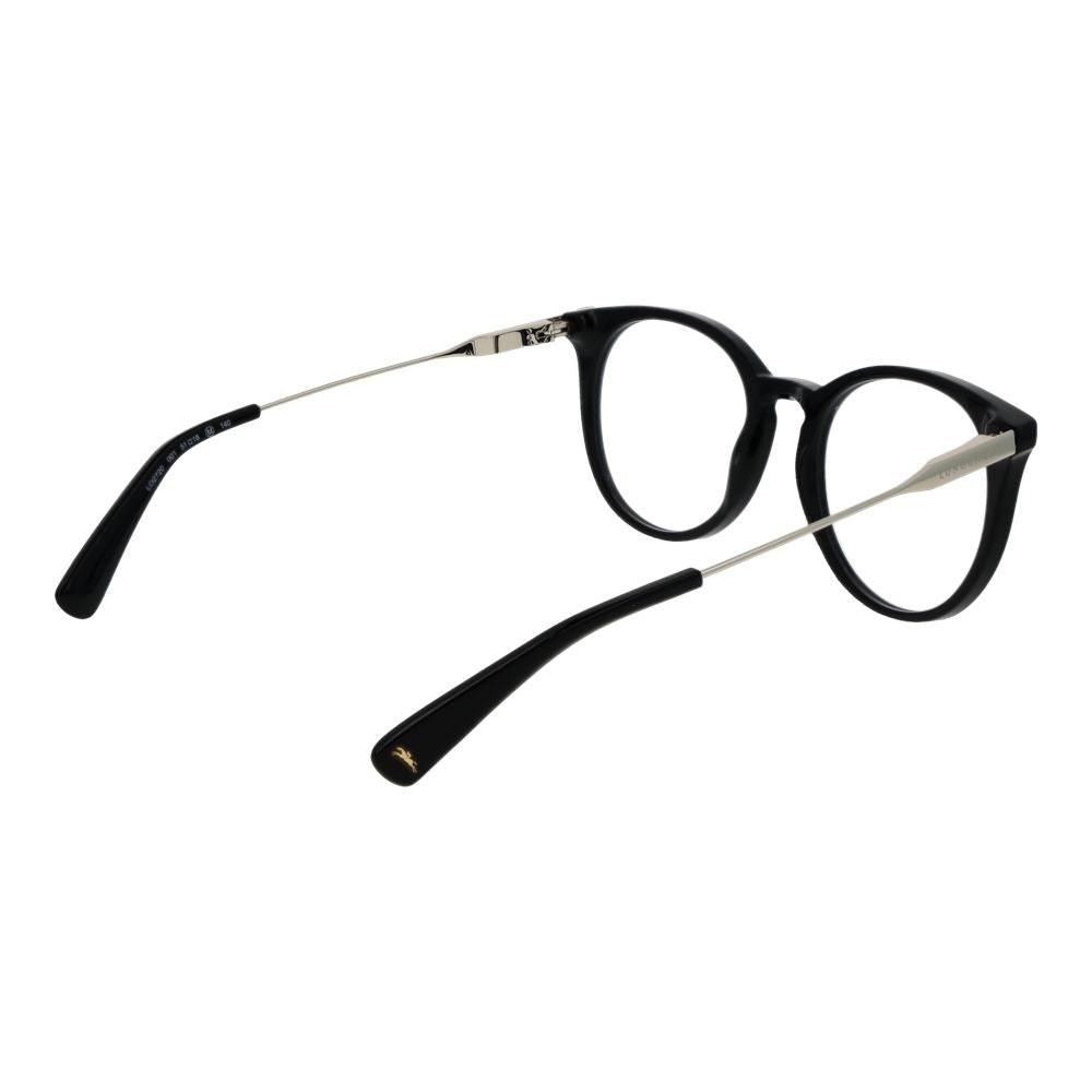Monture de lunettes pour femmes Longchamp Noir - Design rond élégant