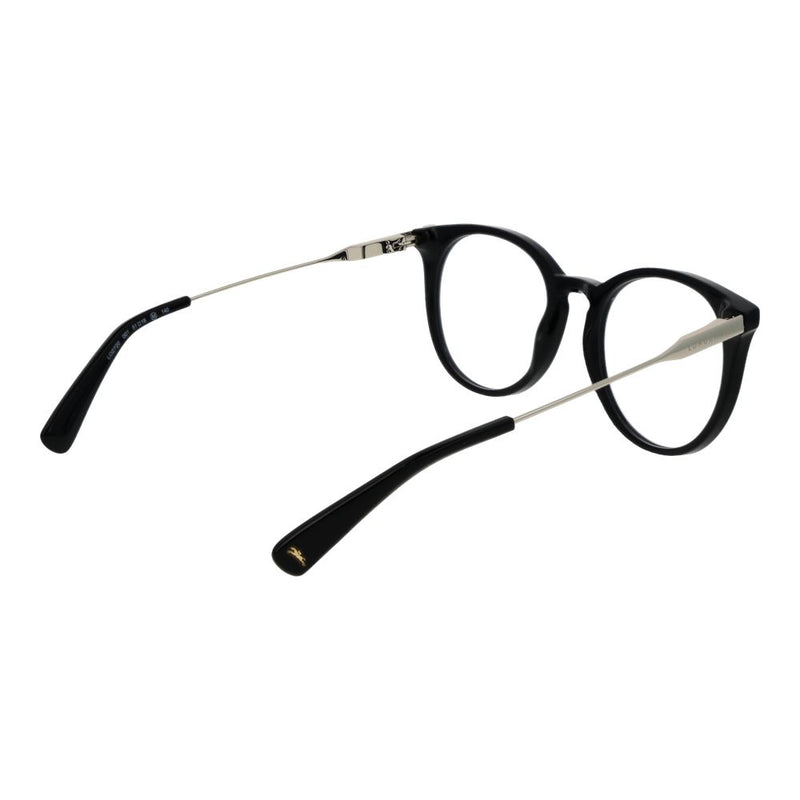 Monture de lunettes pour femmes Longchamp Noir - Design rond élégant