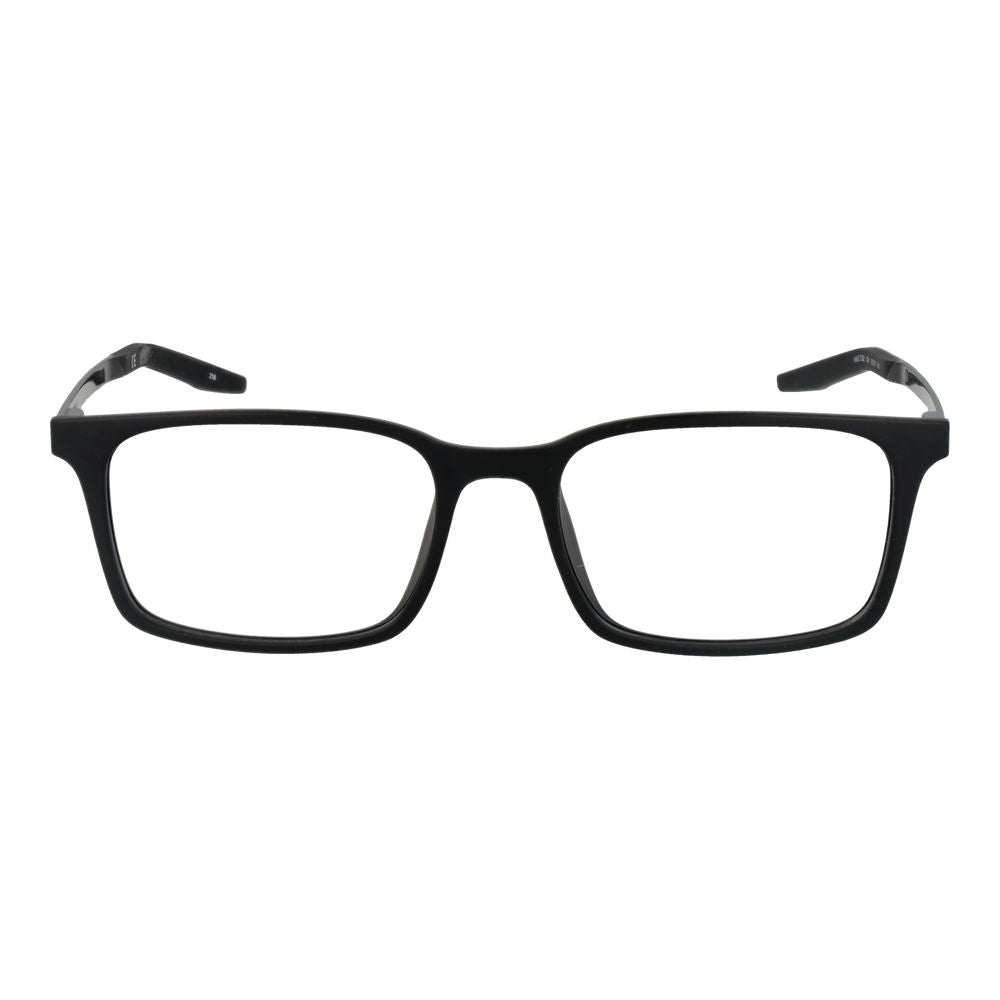Nike Black Unisex Glasses Frame - Stylish Rectangle Design