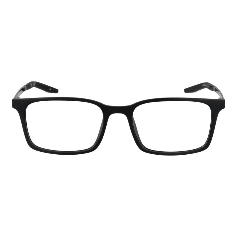 Nike Black Unisex Glasses Frame - Stylish Rectangle Design