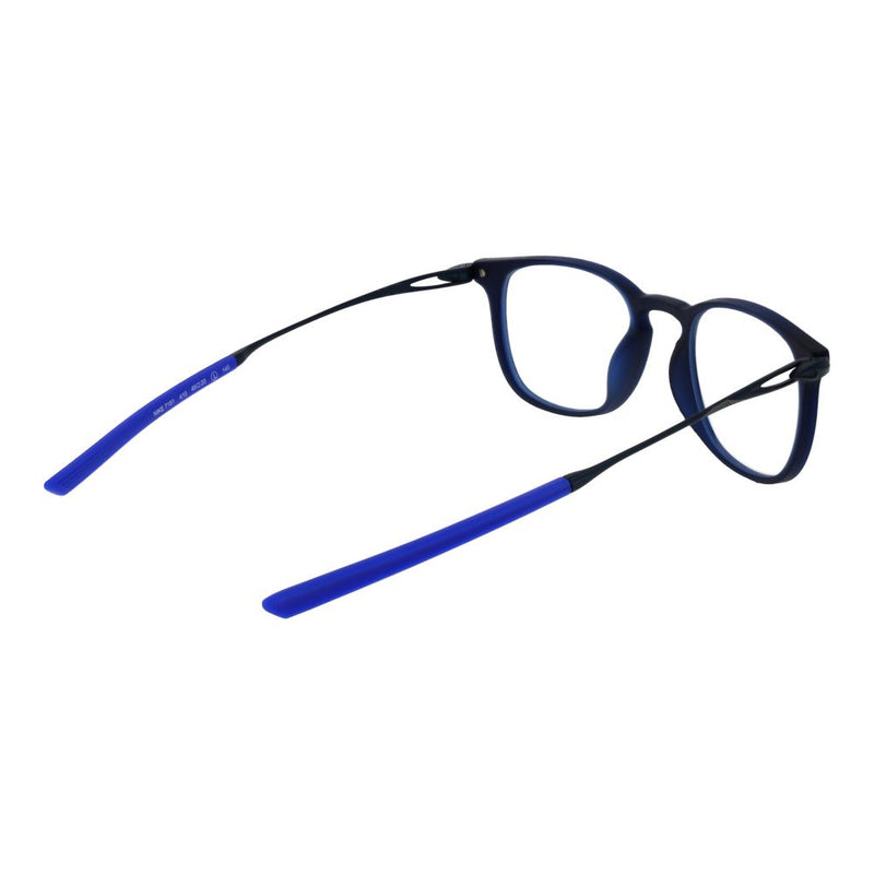 Nike Blue Unisex Glasses Frame - Stylish Titanium Eyewear