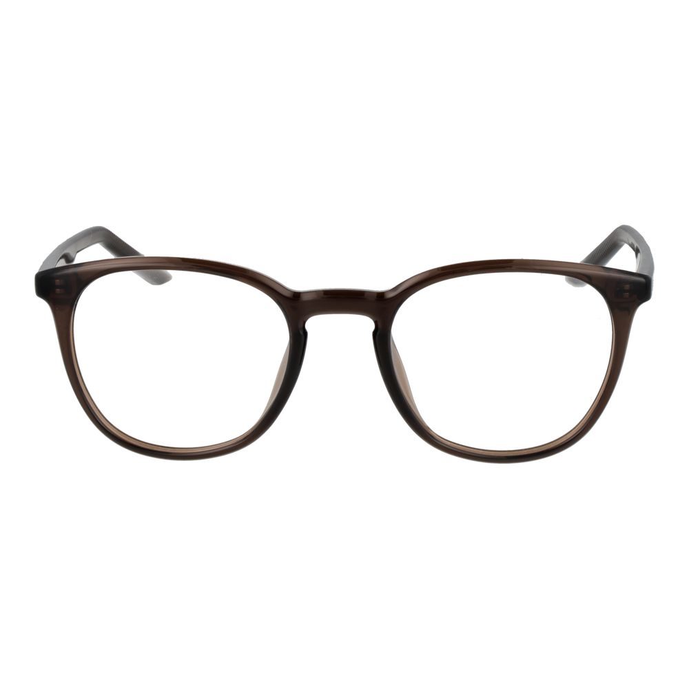 Nike Beige Unisex Glasses Frame - Stylish and Durable Eyewear
