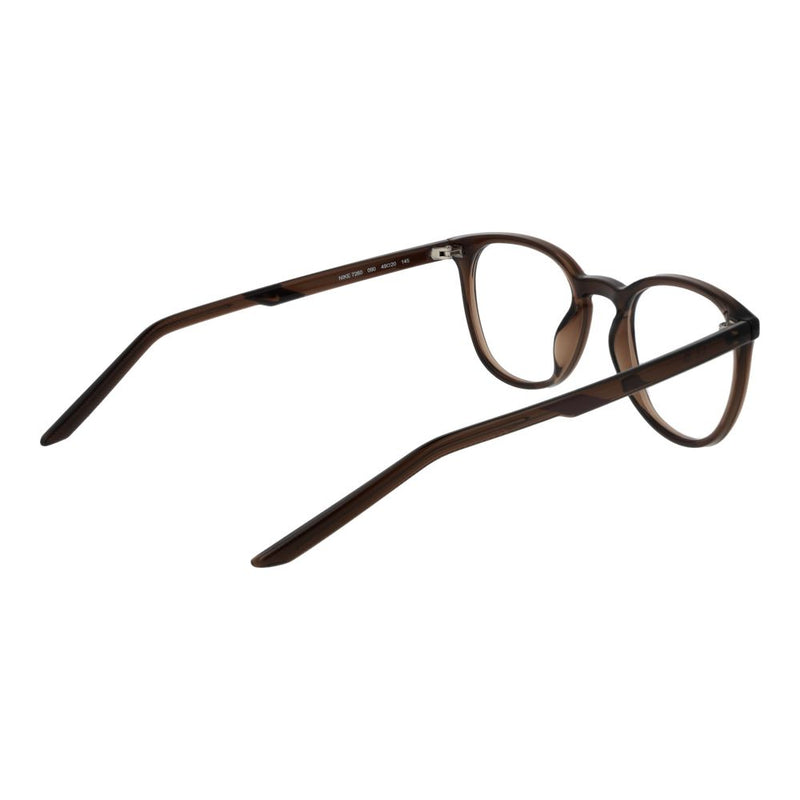 Nike Beige Unisex Glasses Frame - Stylish and Durable Eyewear