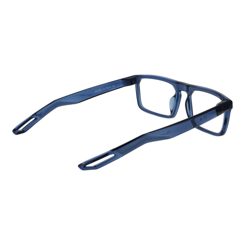 Nike Blue Unisex Glasses Frame - Stylish and Durable Eyewear