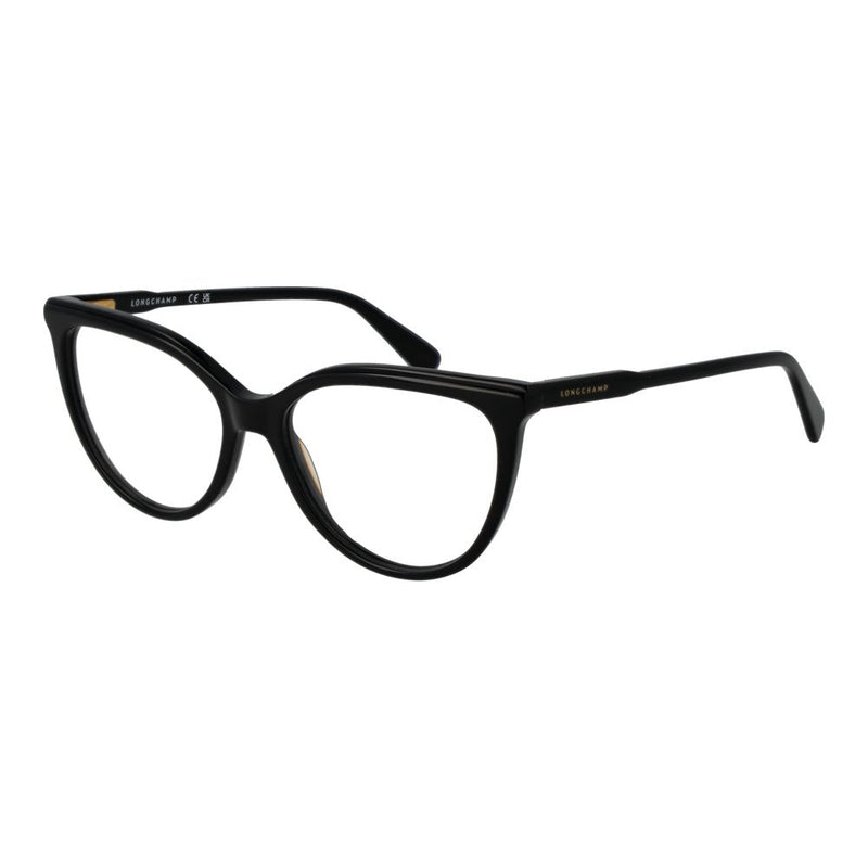 Longchamp Black Women Glasses Frame - Cat Eye Style