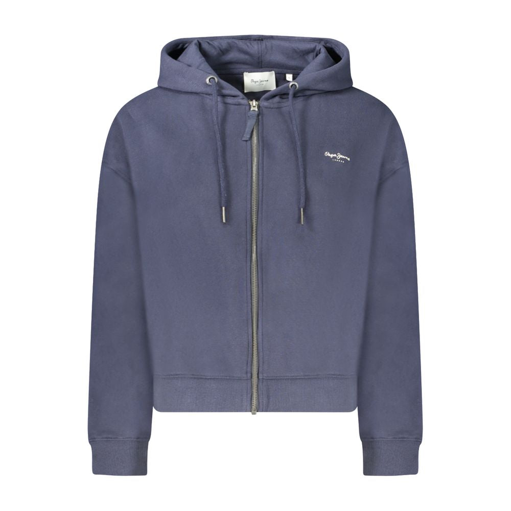 Pepe Jeans Blue Cotton Women Sweater - Chic & Sustainable