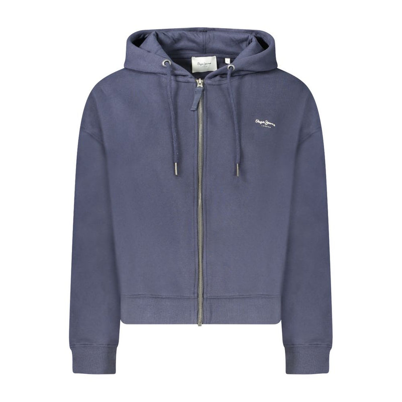 Pepe Jeans Blue Cotton Women Sweater - Chic & Sustainable