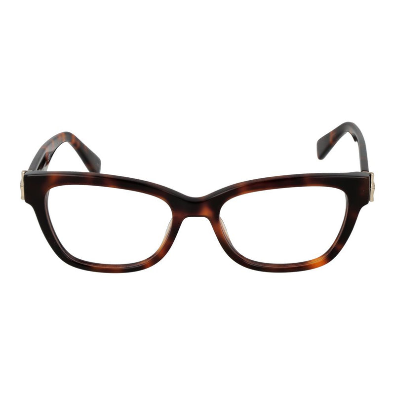 Longchamp Brown Women Glasses Frame - Elegant Acetate Design