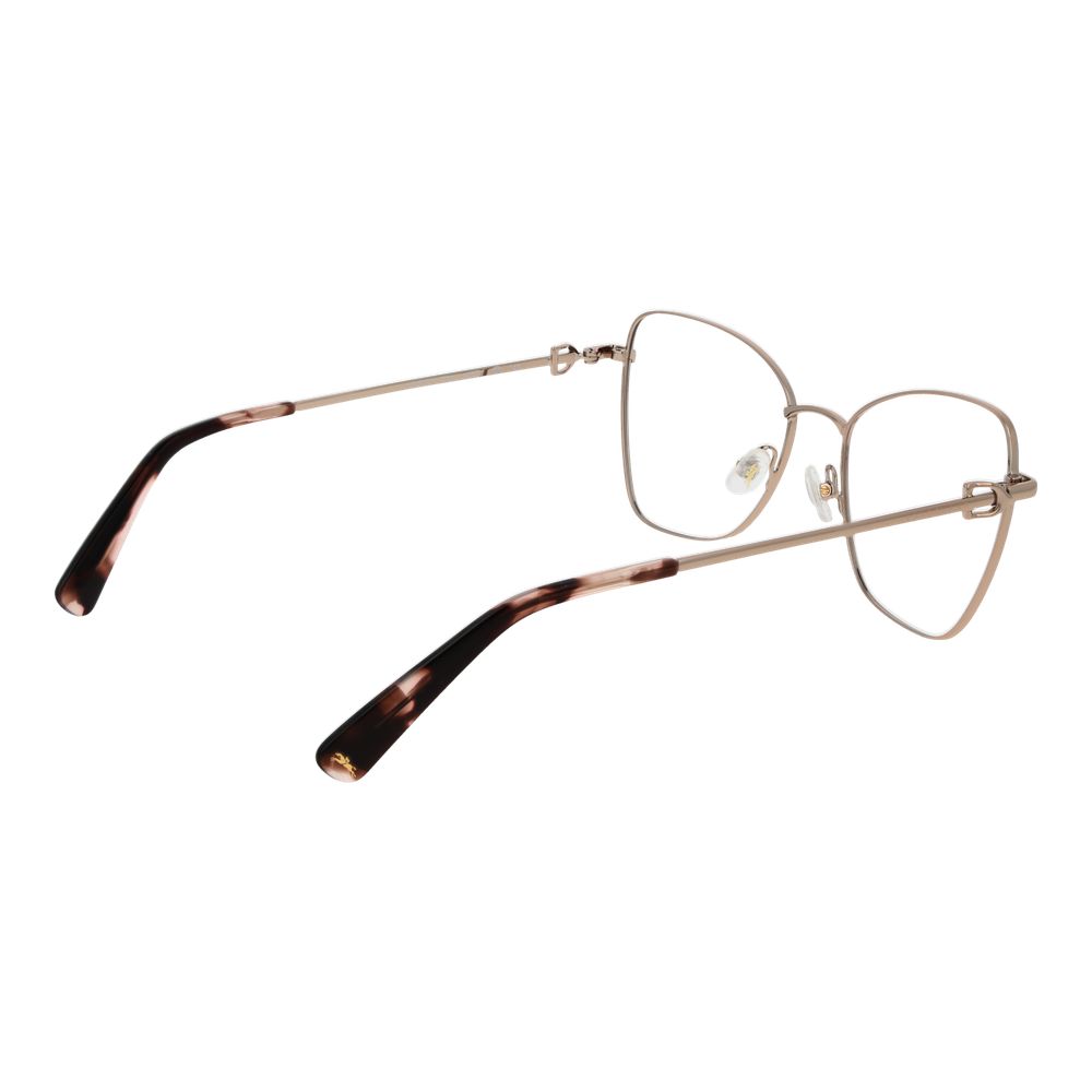 Longchamp Gold Women Glasses Frame - Elegant Butterfly Style