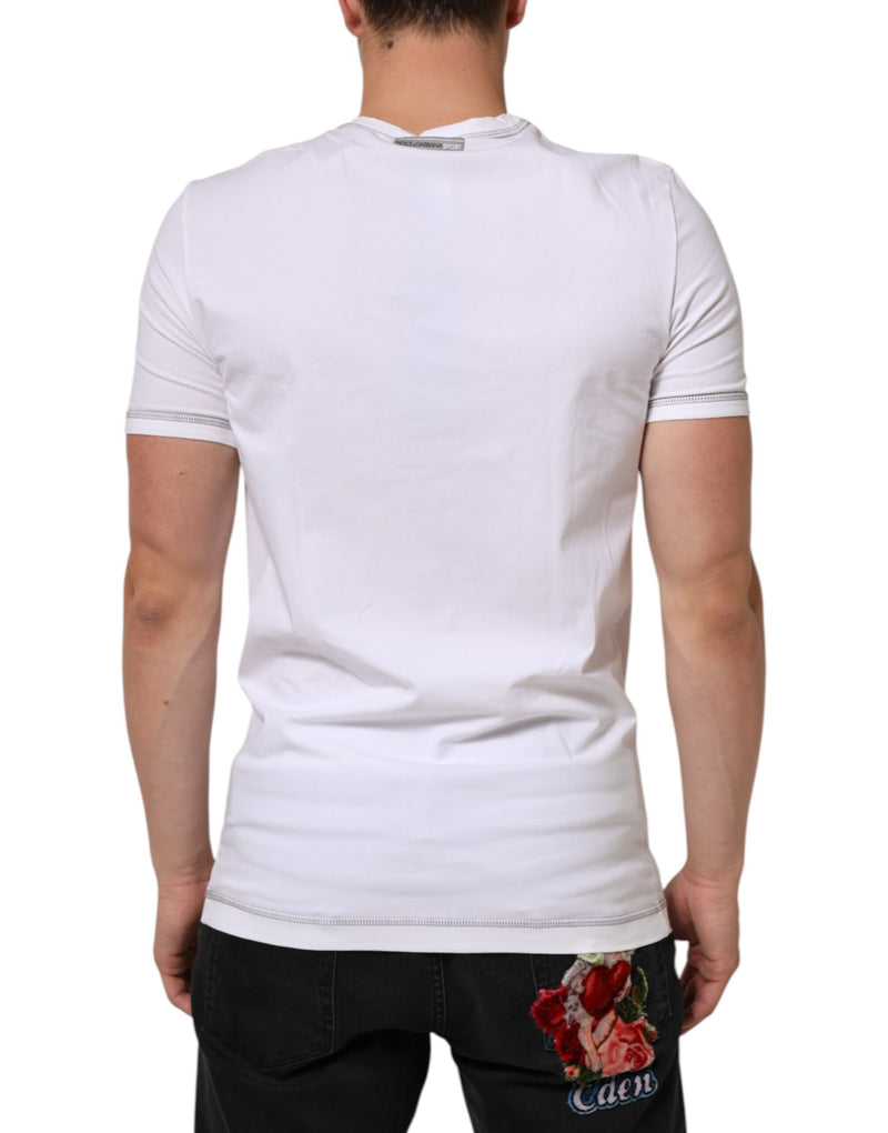 Dolce &amp; Gabbana Wit Katoenen T-shirt met Ronde Hals voor Herenondergoed
