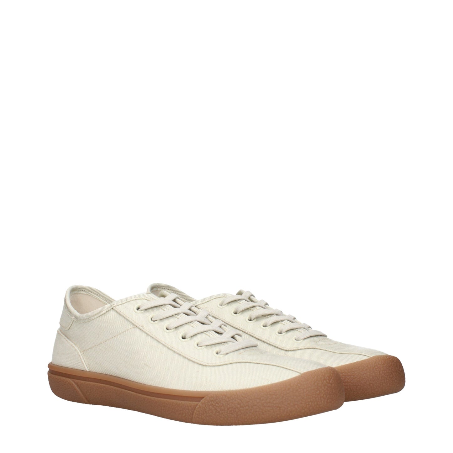 Sneakers en tissu beige de The Row