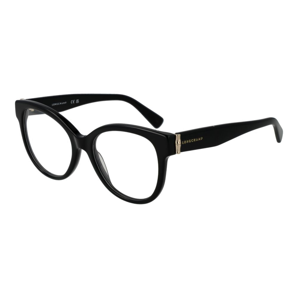 Longchamp Black Women Glasses Frame - Elegant Butterfly Style