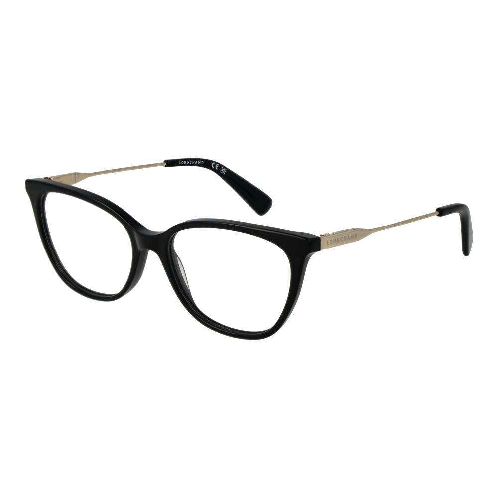 Longchamp Black Women Glasses Frame - Cat Eye Style