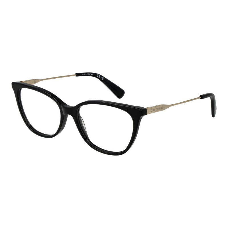 Longchamp Black Women Glasses Frame - Cat Eye Style
