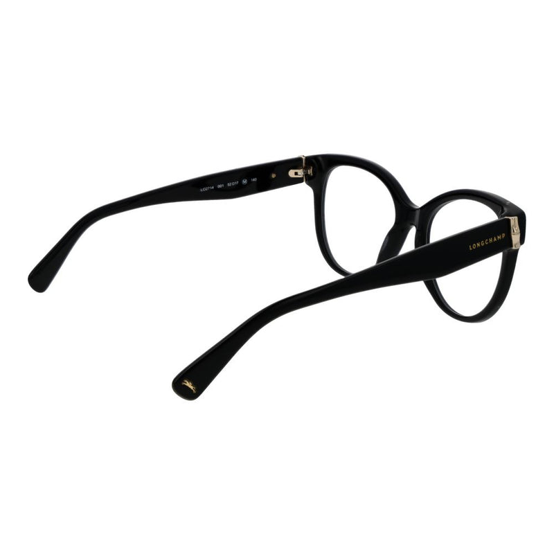 Longchamp Black Women Glasses Frame - Elegant Butterfly Style