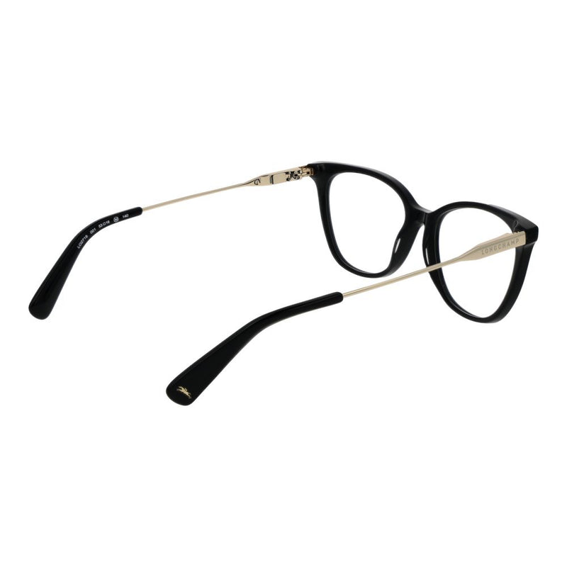 Longchamp Black Women Glasses Frame - Cat Eye Style