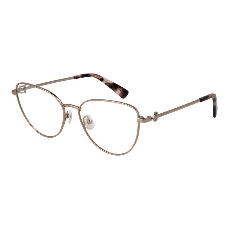 Longchamp Gold Cat Eye Glasses Frame for Women