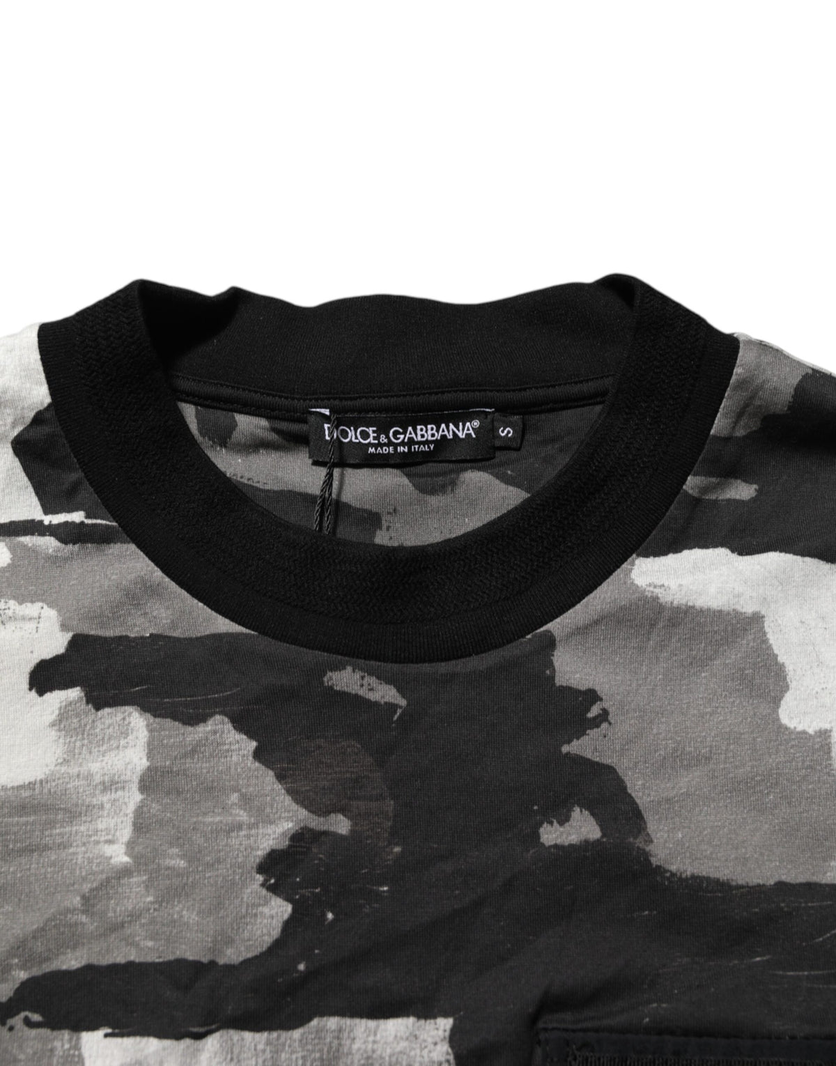 T-shirt à manches courtes pour homme Dolce &amp; Gabbana à motif camouflage multicolore