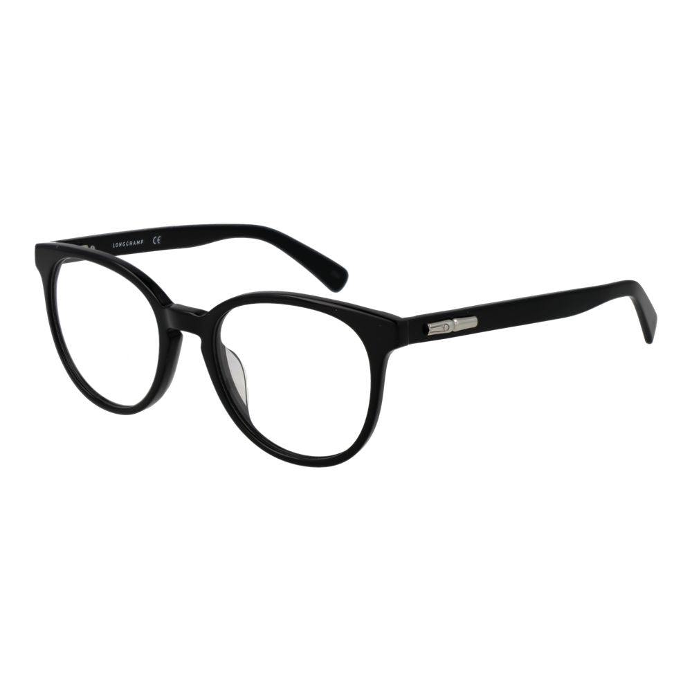 Longchamp Black Women Glasses Frame - Élégant Style Panto