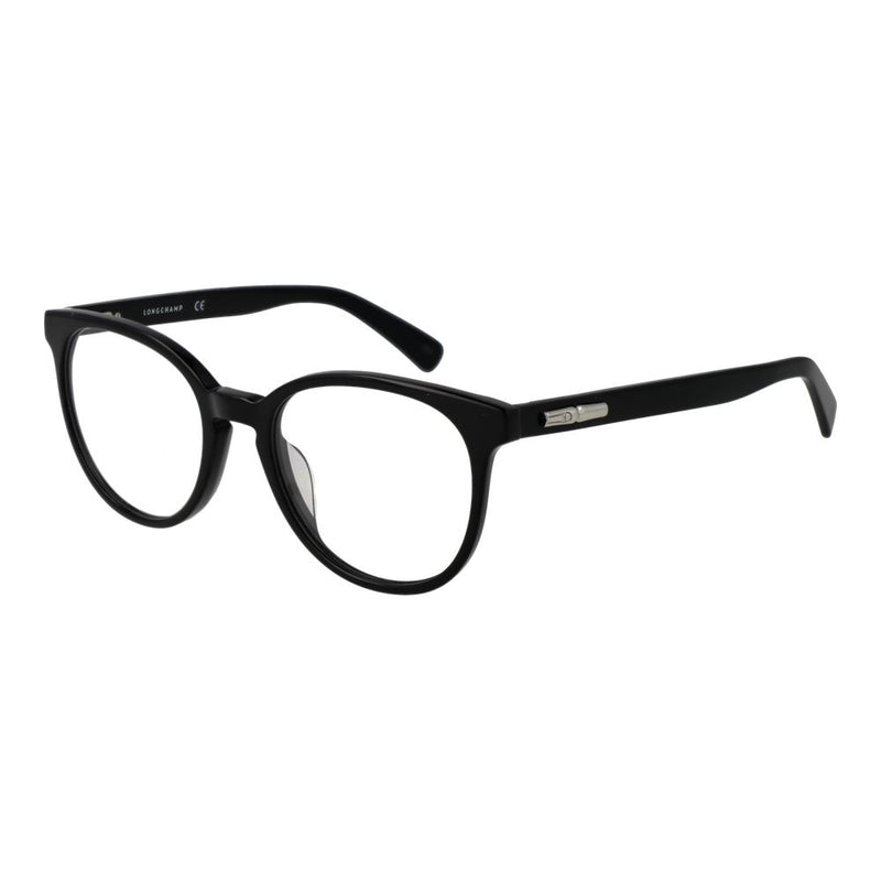 Longchamp Black Women Glasses Frame - Élégant Style Panto