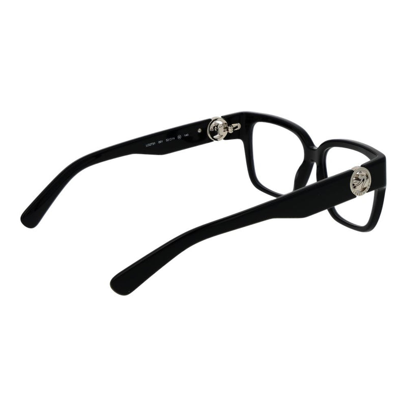 Monture de lunettes pour femmes Longchamp en acétate noir - Élégance intemporelle