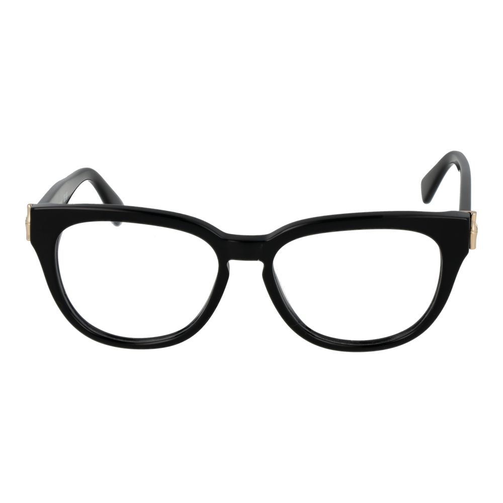 Longchamp Black Women Glasses Frame - Chic Acetate Eyewear