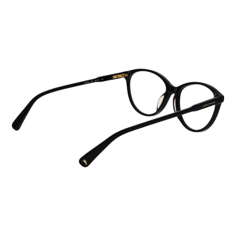 Longchamp Black Women Glasses Frame - Chic Cat-Eye Design
