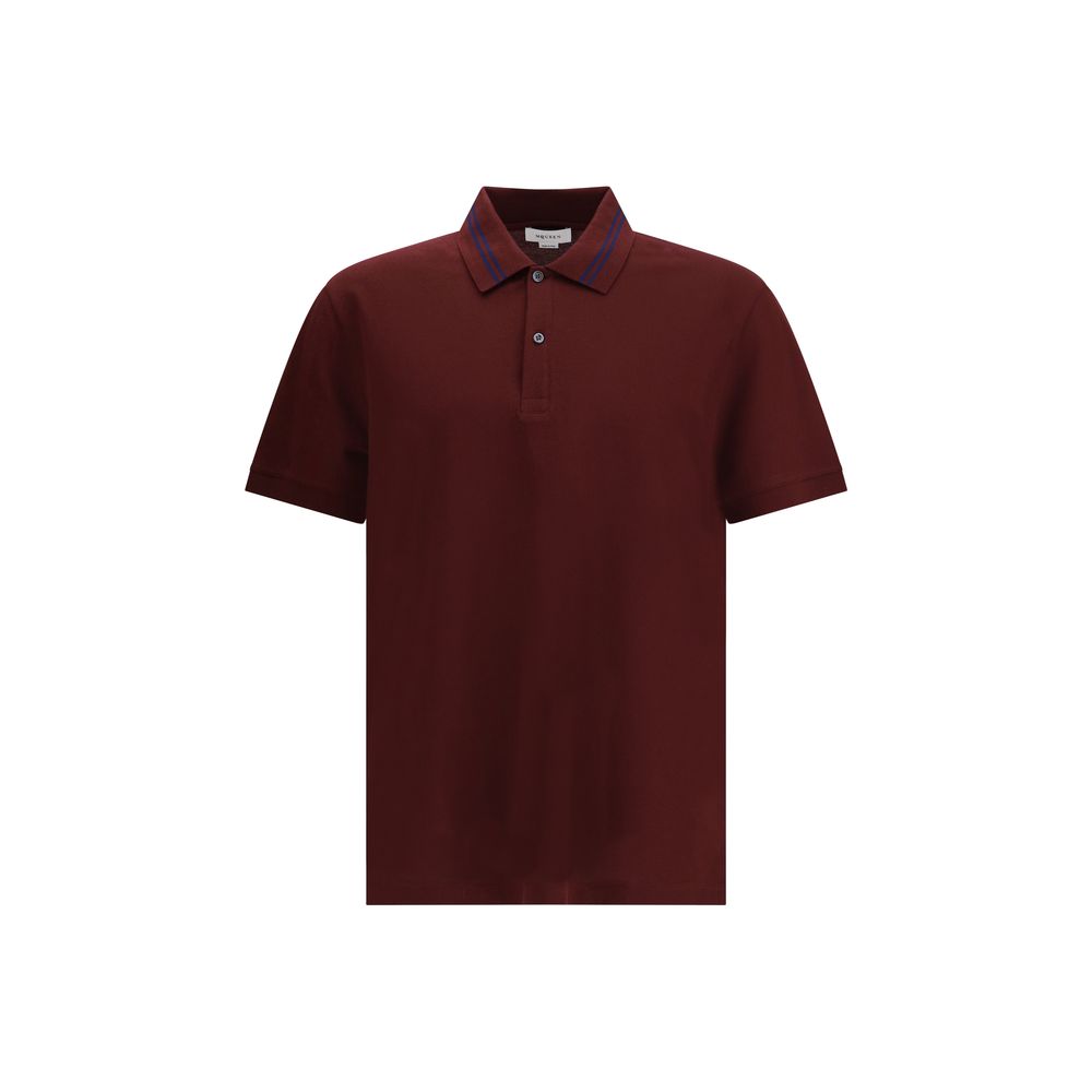 Polo Alexander McQueen avec détail rayé