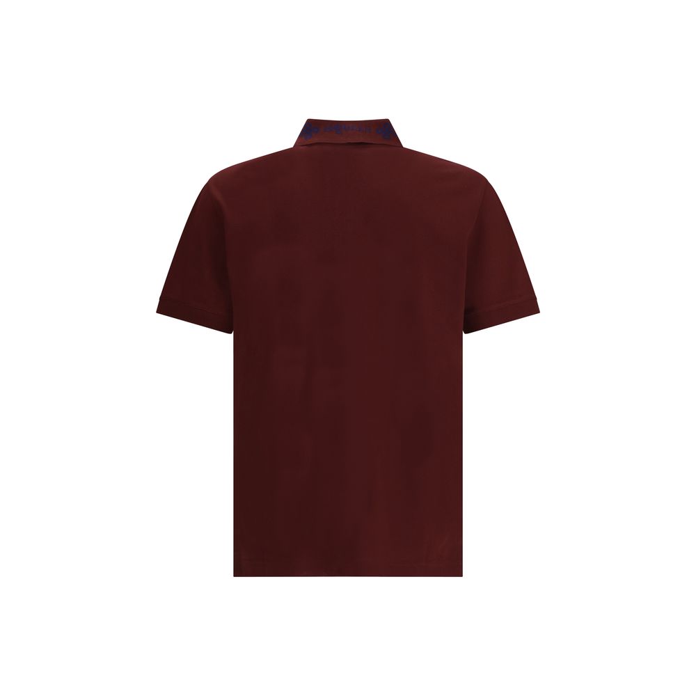 Polo Alexander McQueen avec détail rayé