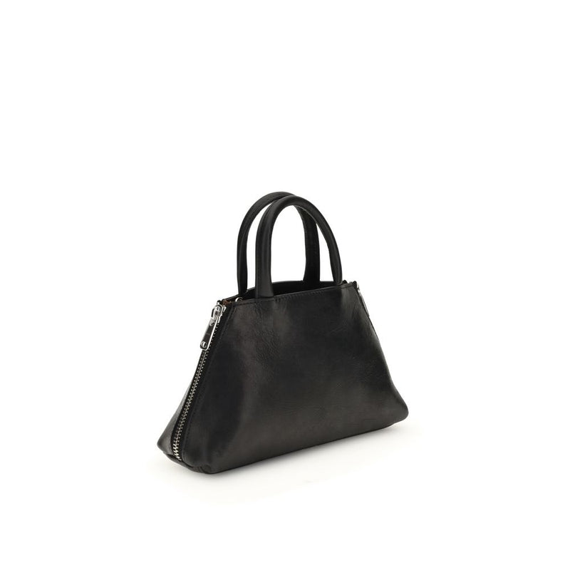 Coperni Mini Data Bag - Sac en Cuir Noir Élégant