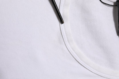 Dolce & Gabbana White Sleeveless Round Neck Tank Top T-shirt