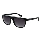 Guess Black Stainless Steel Sunglasses for Men