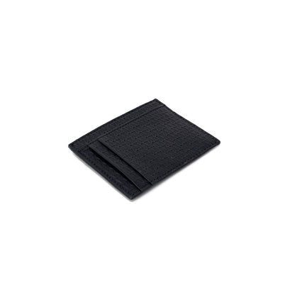 Armani Exchange Zwarte Lederen Portemonnee