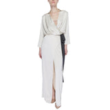 Robe Longue Beige Sandro Ferrone - Modèle S23XBDBELAMY