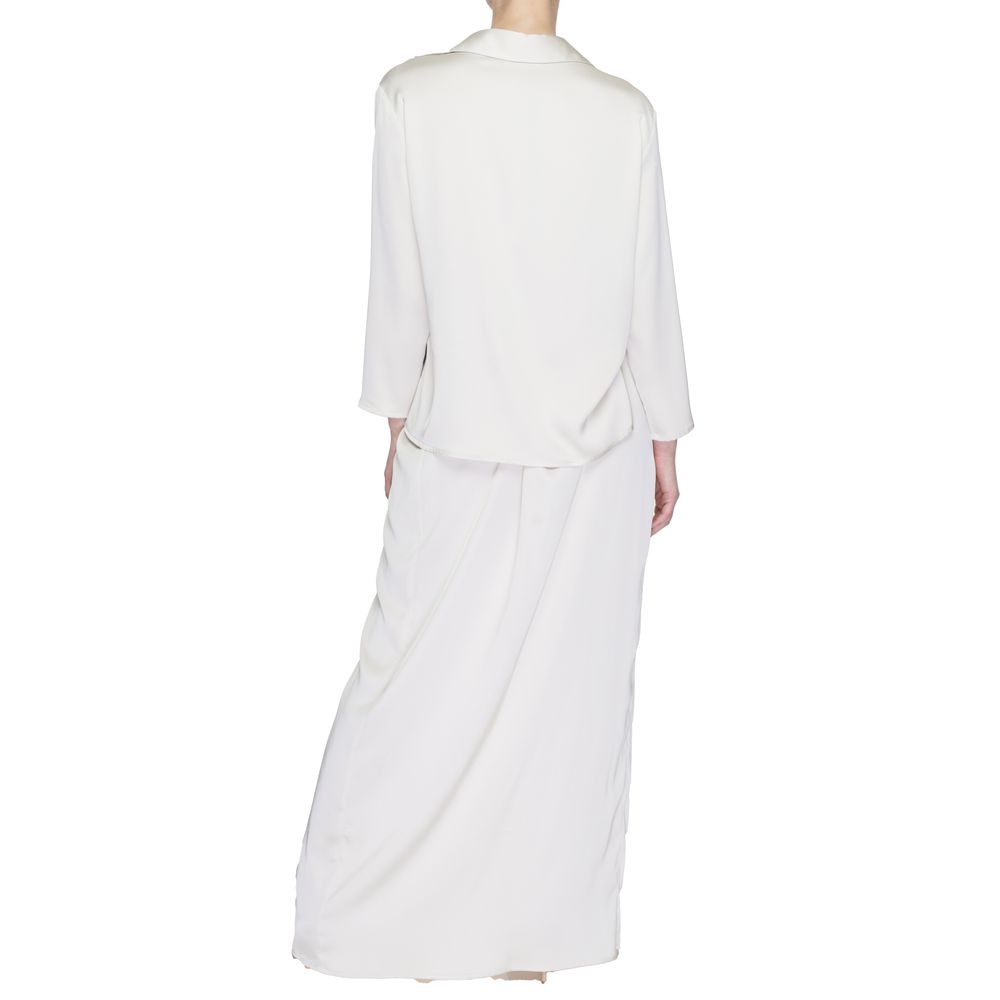 Robe Longue Beige Sandro Ferrone - Modèle S23XBDBELAMY