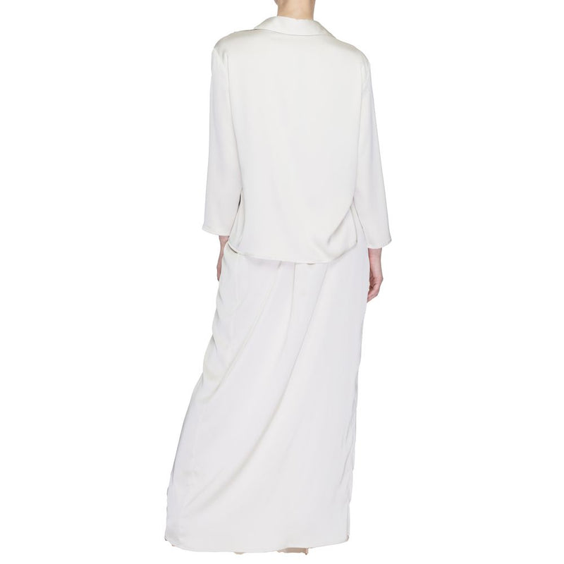 Robe Longue Beige Sandro Ferrone - Modèle S23XBDBELAMY