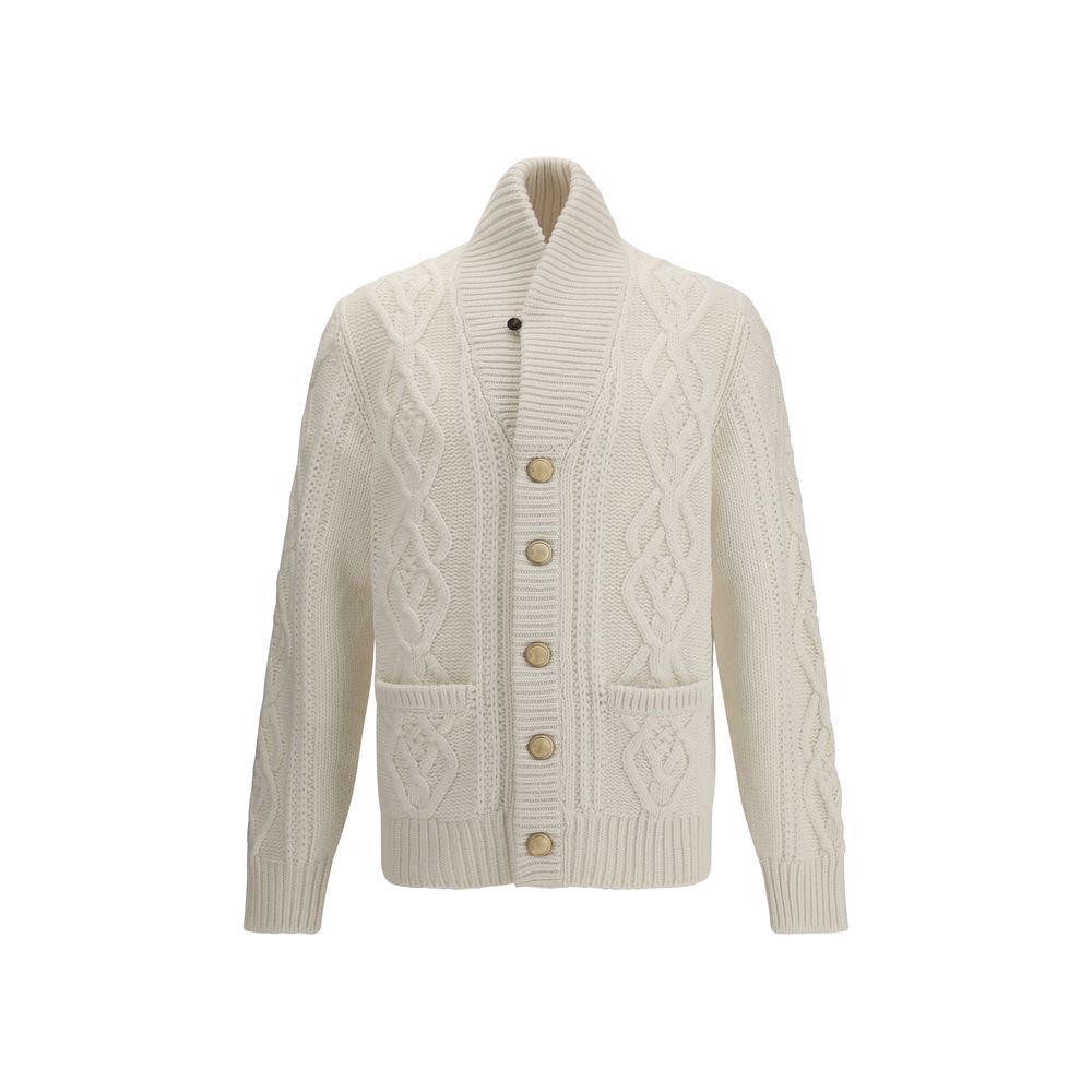 Brunello Cucinelli Cable-Knit Cashmere Cardigan
