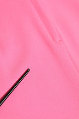 Robe Midi Rose Dolce & Gabbana avec Manches Longues - Élégance Assurée