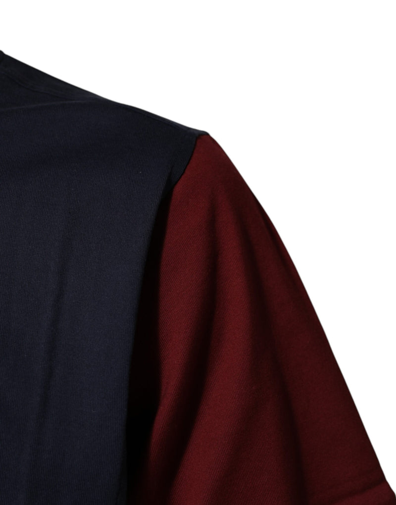 Dolce &amp; Gabbana Multicolor gestreept katoenen heren T-shirt met ronde hals