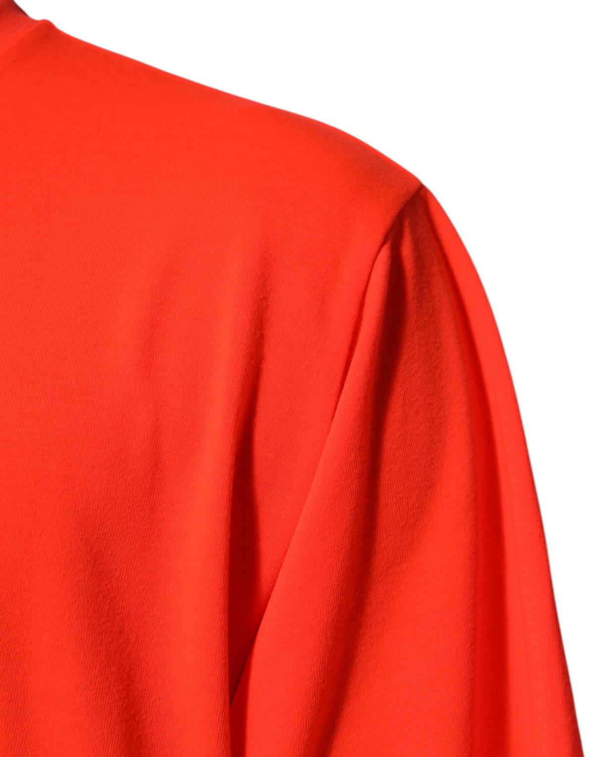 T-shirt homme à col rond en polyester orange néon de Dolce &amp; Gabbana