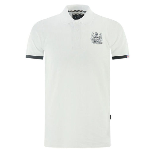 Polo en coton blanc Aquascutum
