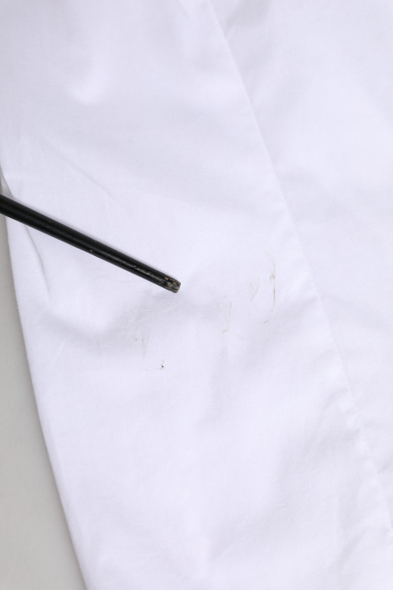 Dolce & Gabbana Chemise Blanche à Col Longues Manches