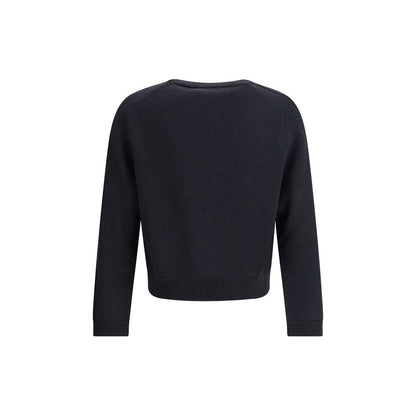Our Legacy True Roundneck in Off Black Rustic Merino