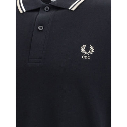 Comme Des Garçons Short Sleeves Black Polo