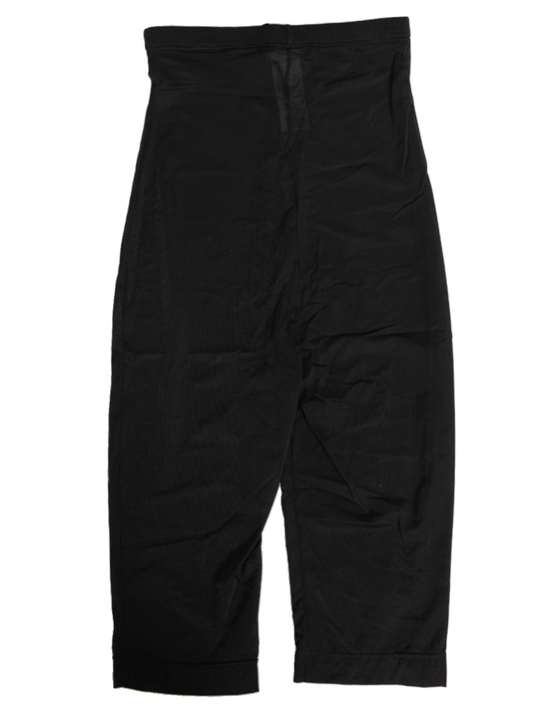 Dolce & Gabbana Black High Waist Midi Trousers