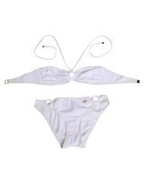 Dolce & Gabbana White Logo Swimsuit 2 Piece Set for Women