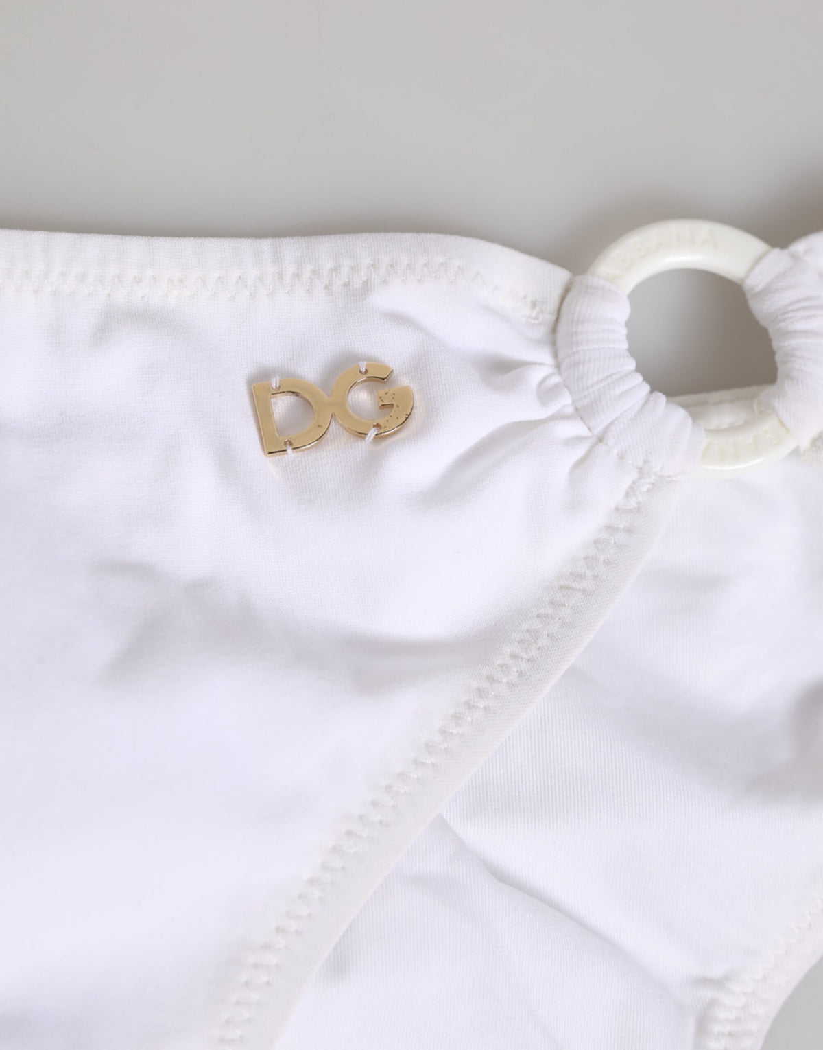 Dolce & Gabbana White Logo Swimsuit 2 Piece Set for Women