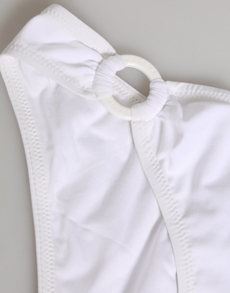 Dolce & Gabbana White Logo Swimsuit 2 Piece Set for Women