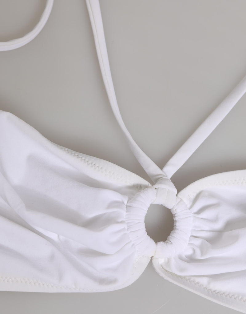 Dolce & Gabbana White Logo Swimsuit 2 Piece Set for Women