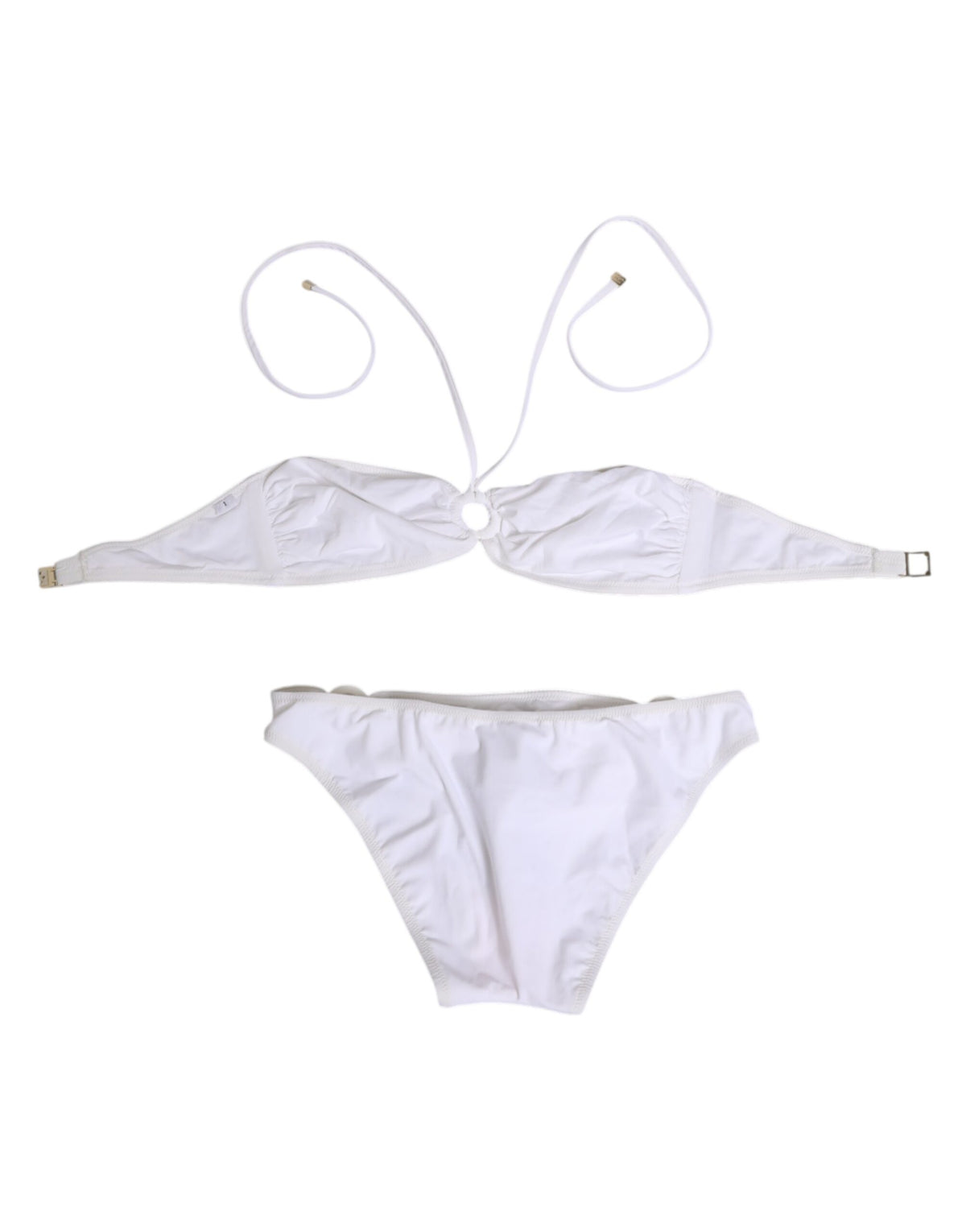 Dolce & Gabbana White Logo Swimsuit 2 Piece Set for Women